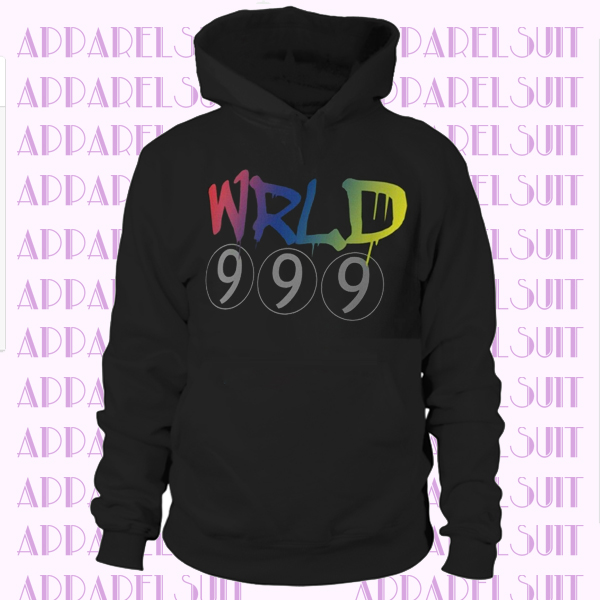 juice wrld hoodie black