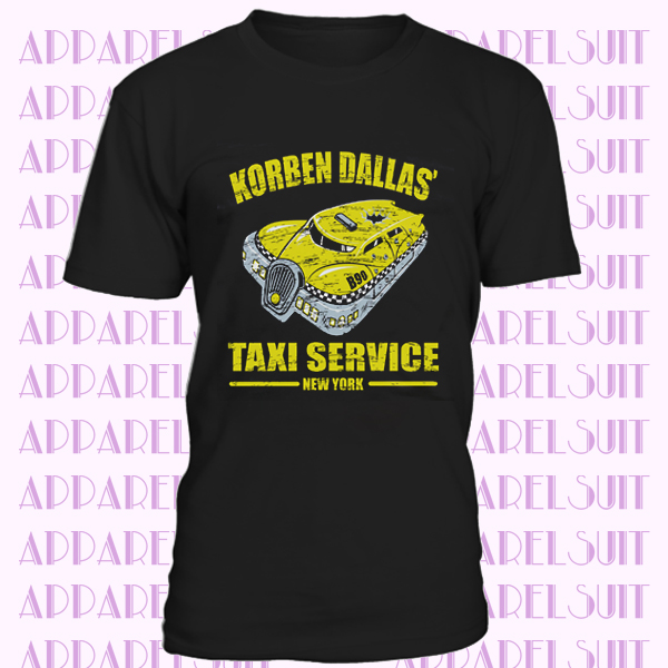 Korben Dallas Taxi Service Fifth Element T Shirt